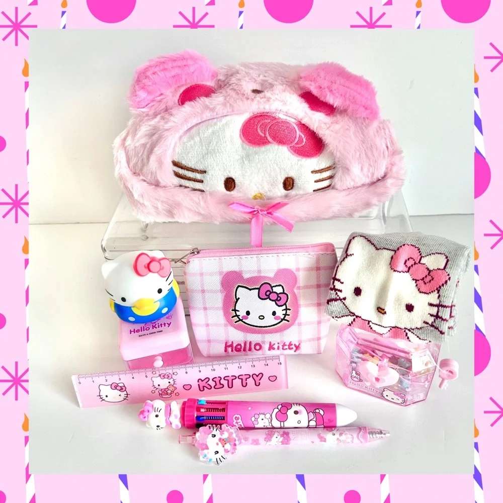 💝(HK346) Hello Kitty Adorable 9-Piece Mini Fun Bundle! - Picture 1 of 7